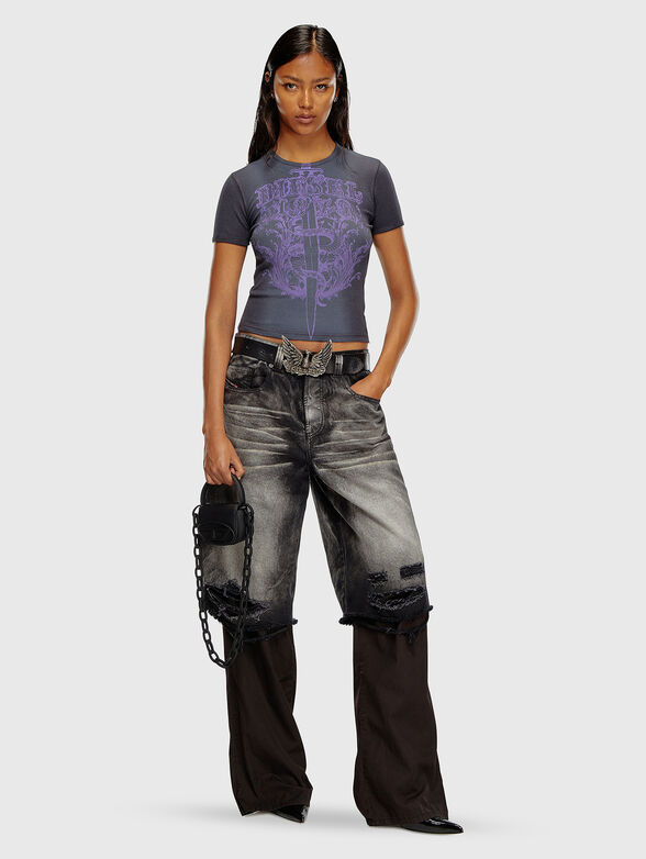 T-shirt with accent print - 2