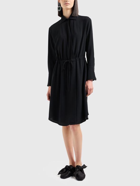 Mini dress with long sleeves - 0