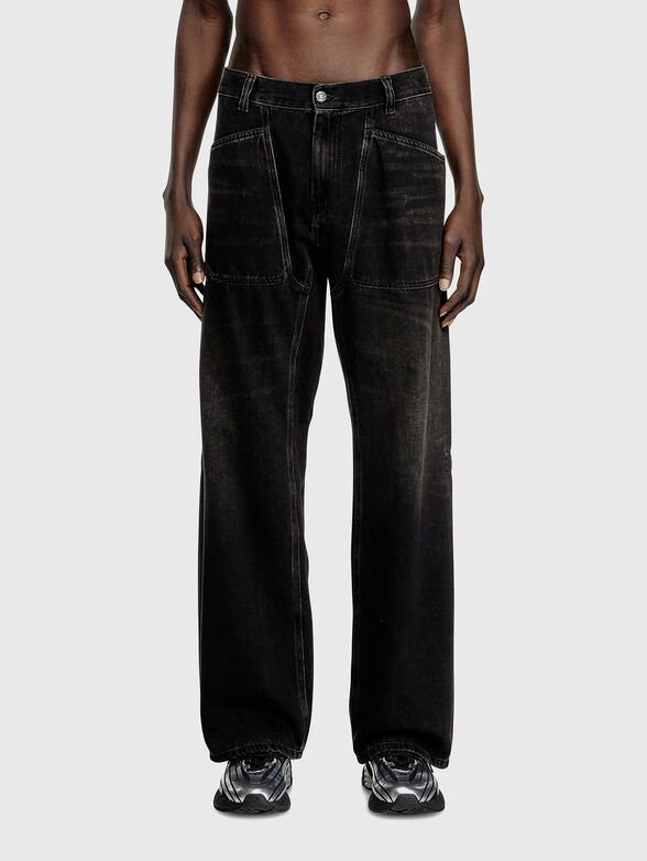 D-ZETA L.30 straight jeans with worn effect - 1