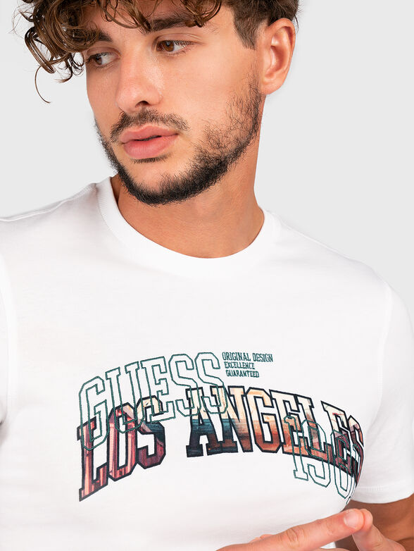 Cotton T-shirt with embroidered logo - 4