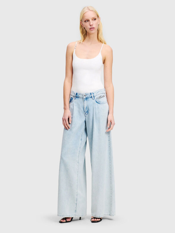 Wide leg jeans - 1