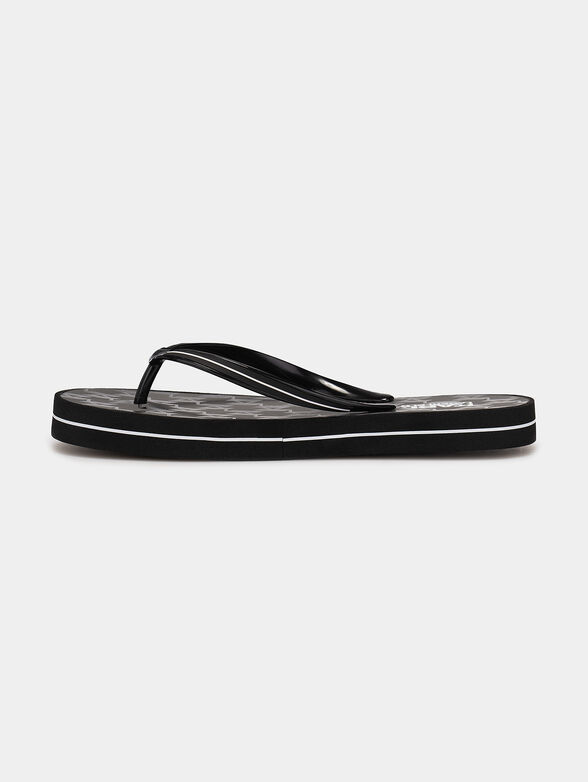 KOSTA beach slides with monogram logo print - 4