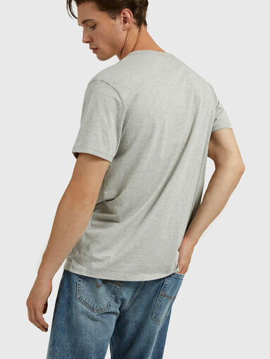 T-shirt with crewneck and graffiti print - 3