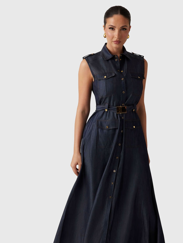 CARLA denim maxi dress - 3