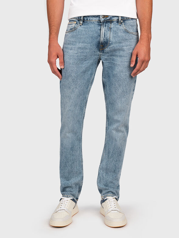 Light blue slim jeans - 1