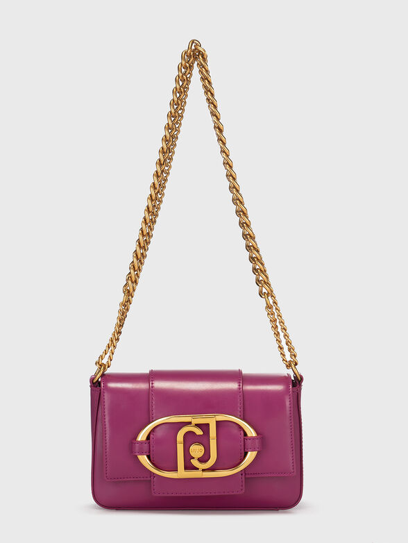 Crossbody bag with metal logo  - 4
