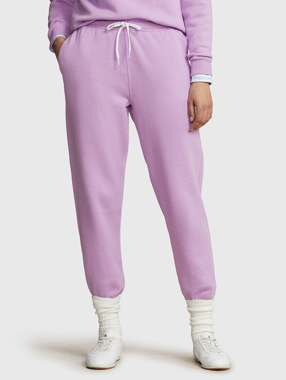ATHLETIC purple sports trousers  - 0