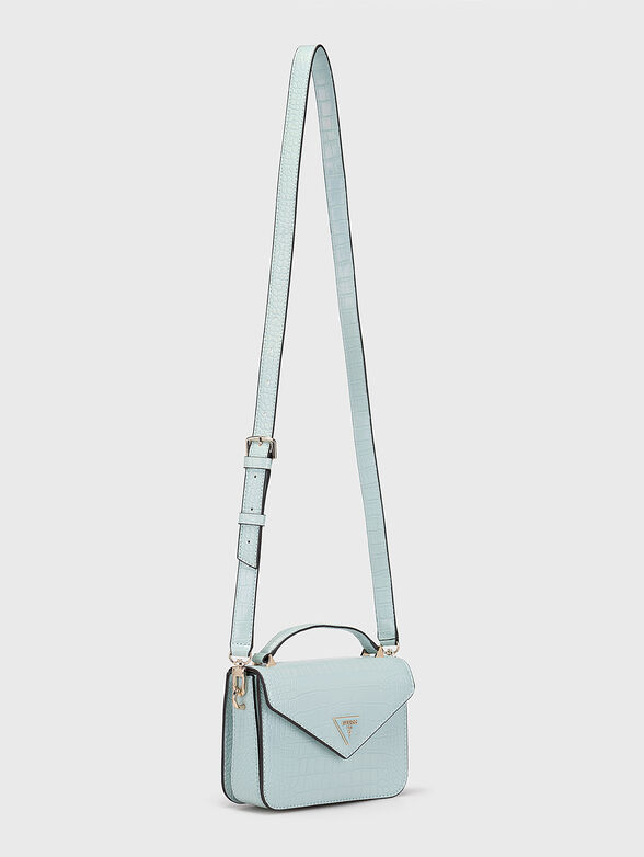 CORINA blue bag with croc texture - 2