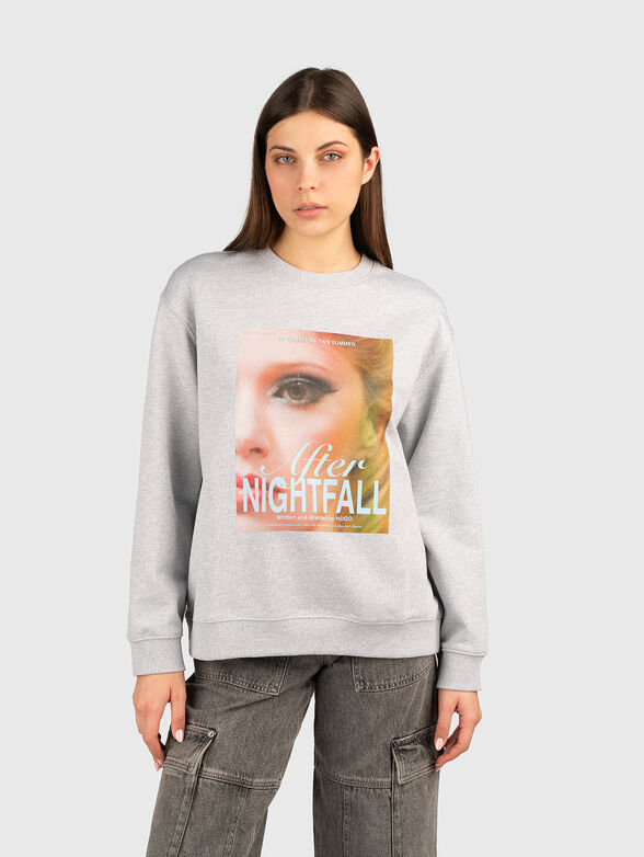 Printed sweatshirt - 1