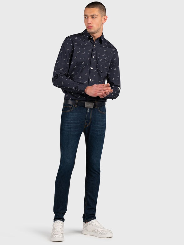 SUNSET shirt with logo print - 2