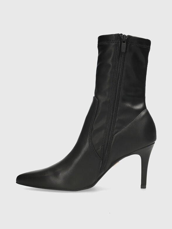 MILEY black heeled boots  - 5
