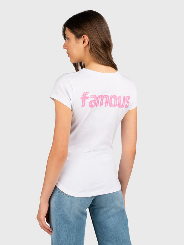 T-shirt with accent on the back - 1