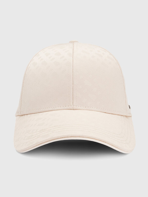 Baseball cap with monogram logo print - 4