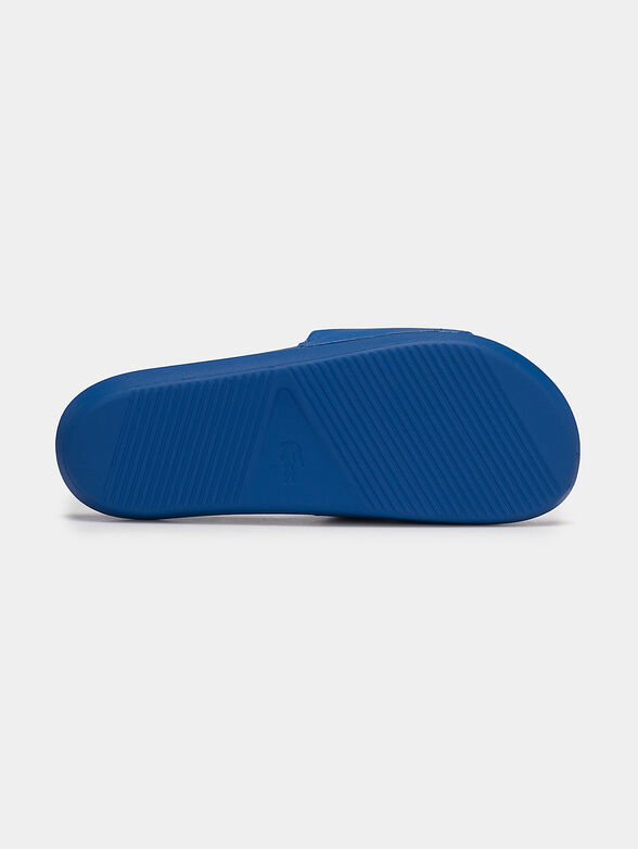 Blue beach slippers - 5