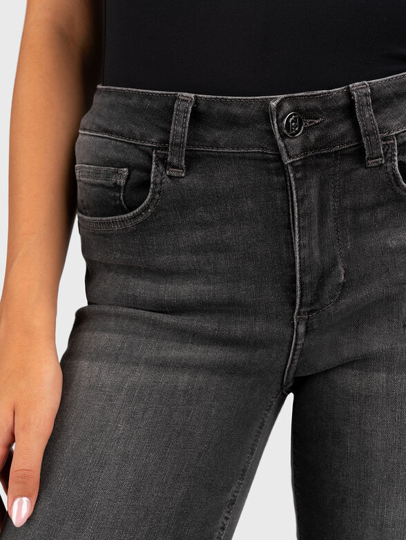 Skinny jeans with rhinestones - 4