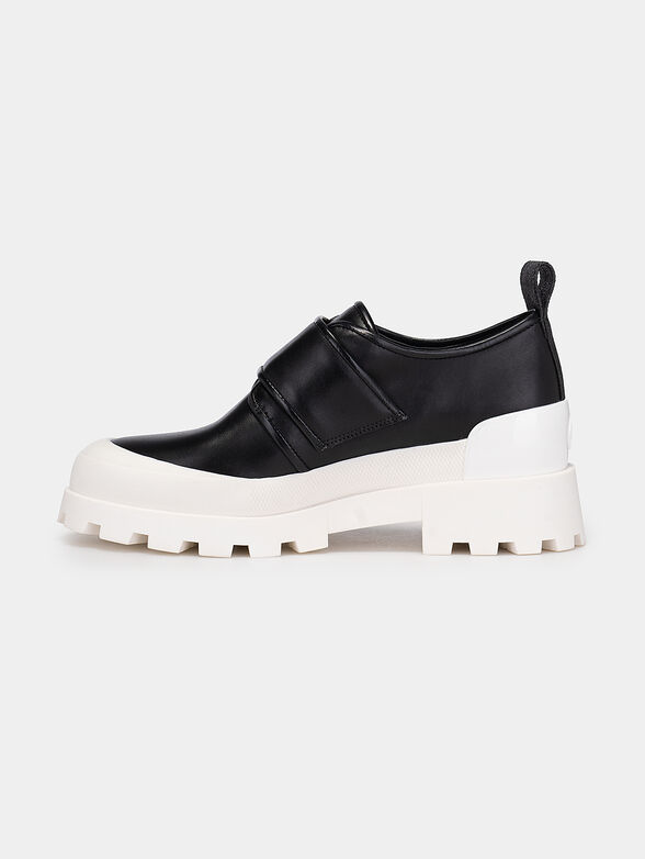 PADMA black shoes with platform - 4