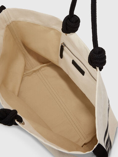 Beach bag with logo print - 5