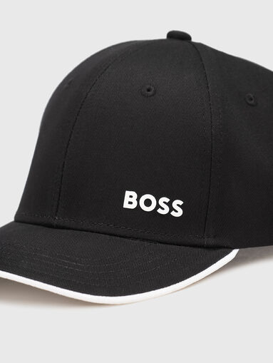 Beige baseball cap with logo - 4