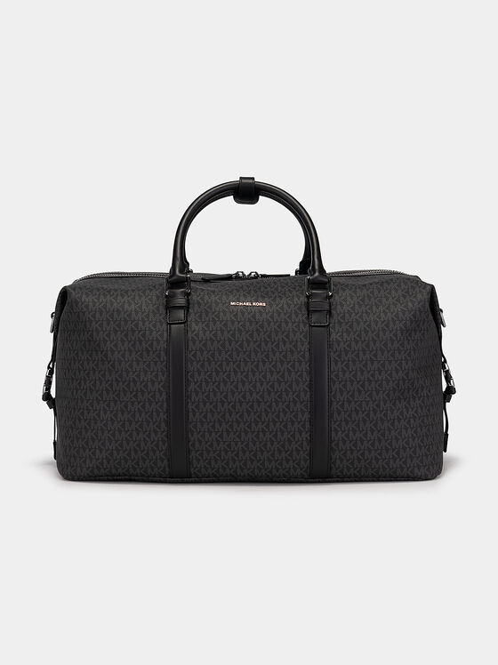 HUDSON weekender bag with monogram logo print - 1