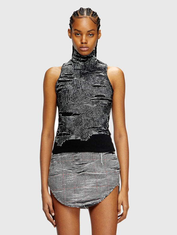 M-ALMA cotton top with rips - 1