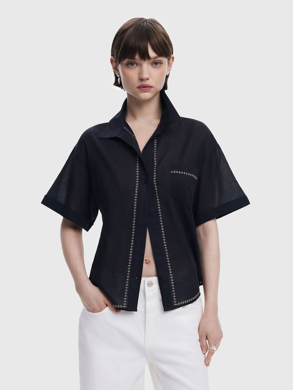 ZEUS short sleeve cotton shirt - 0