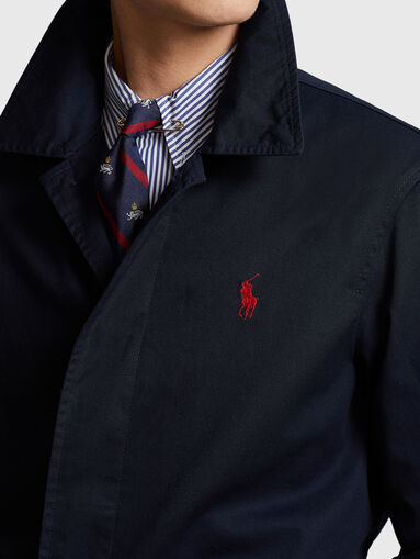 Walking coat with contrast logo  - 5