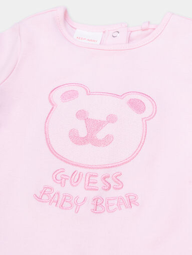 Blue overalls with embroidery - 3