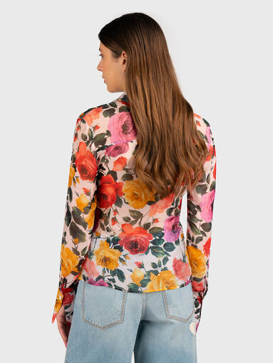 Shirt with floral print - 3