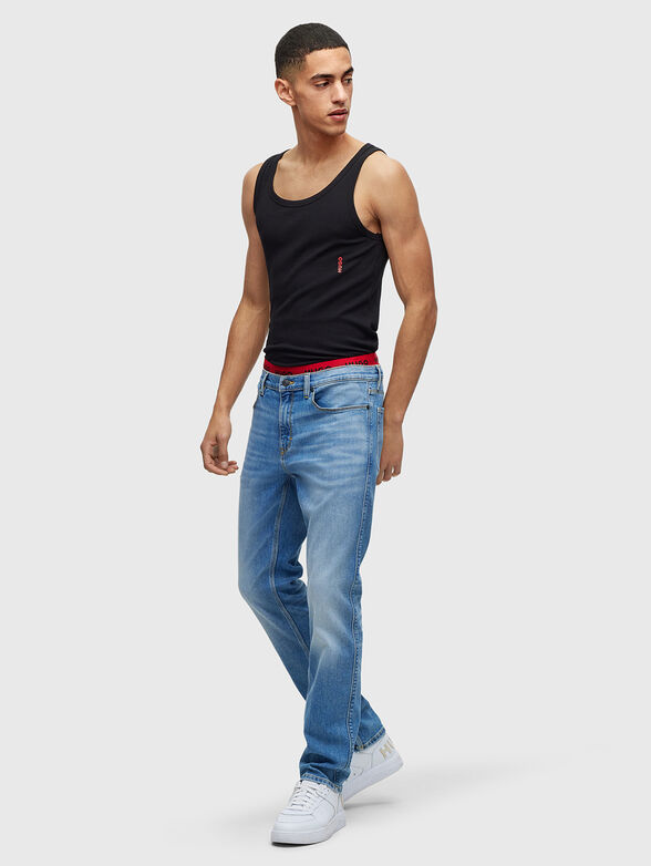 Blue jeans with washed effect - 4