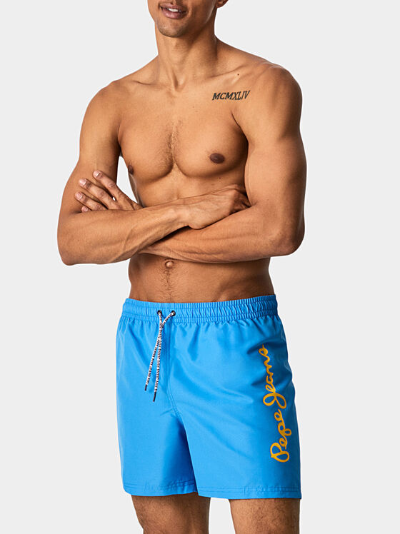 RODD beach shorts contrasting ties - 1
