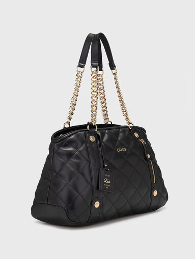 Large bag with capped effect in beige - 3