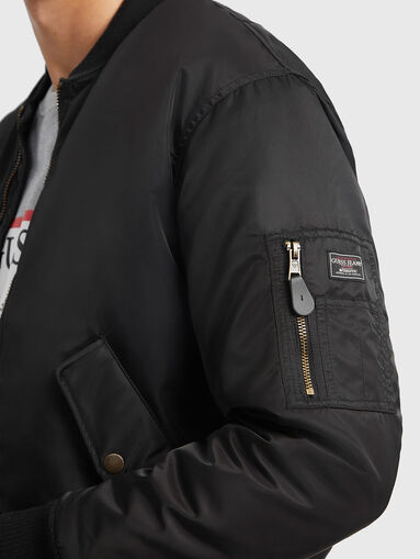 Black bomber jacket - 4