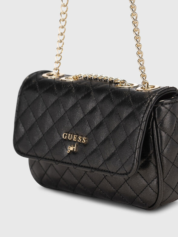 Quilted effect crossbody bag  - 5
