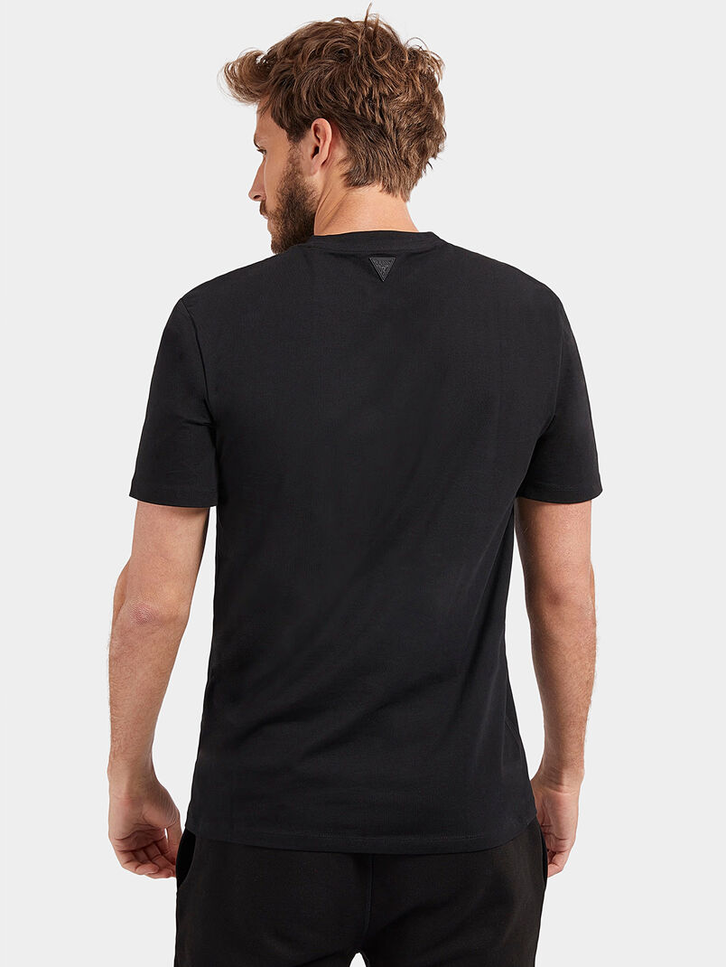 ALPHY black cotton T-shirt - 3