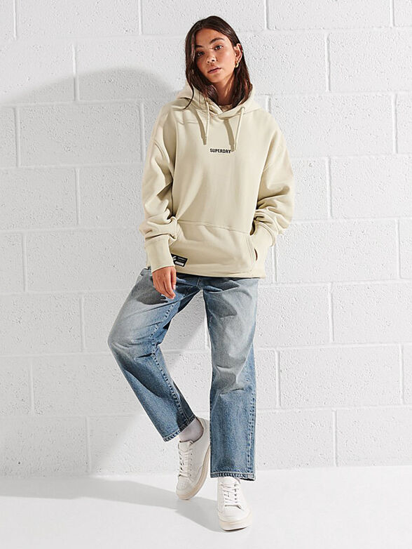 Hooded sweatshirt with logo detail - 2