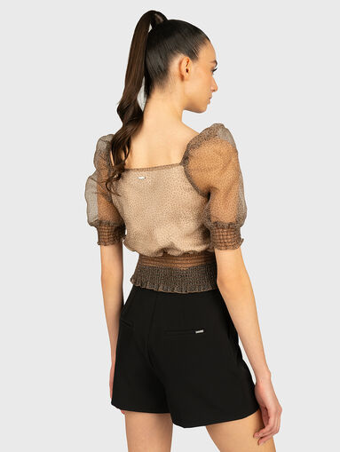 HALIMA Animal printed blouse - 4