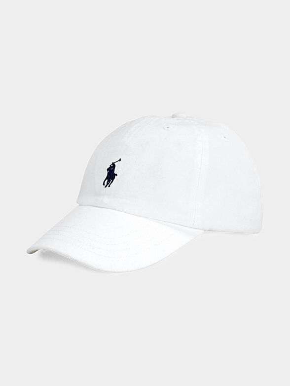White baseball cap with logo - 1