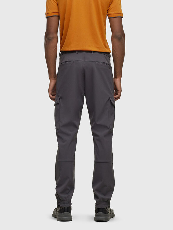 Grey pants with cargo pockets  - 2