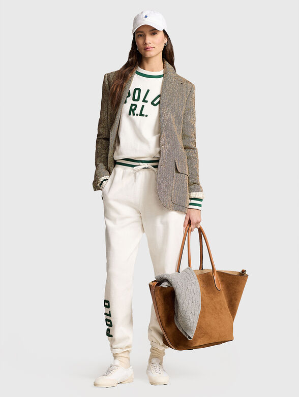 Sweatshirt with contrast logo - 1
