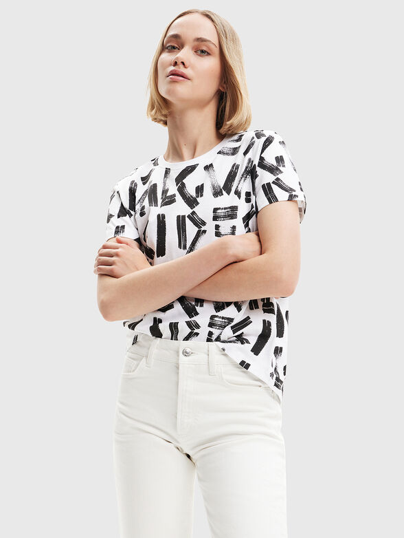 GLASGOW T-shirt with contrasting print - 1