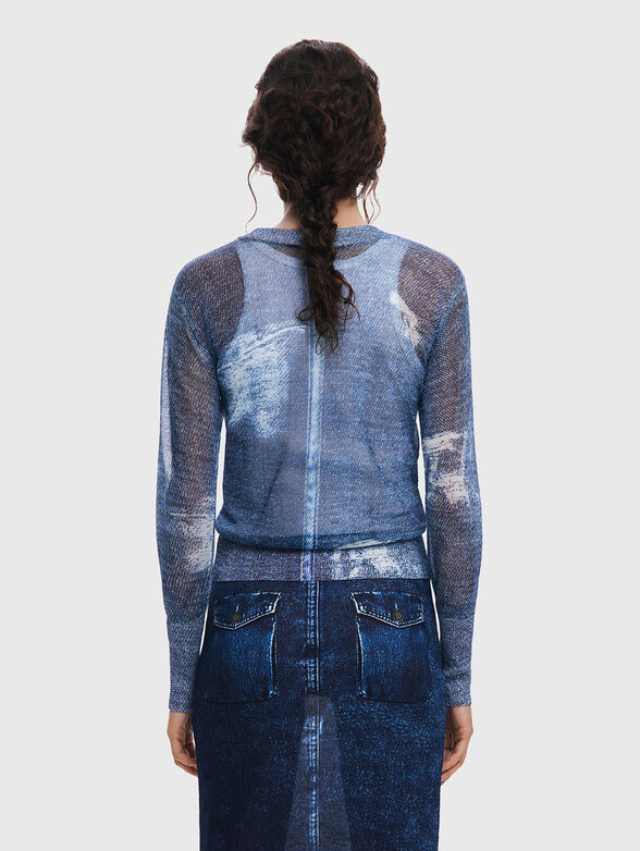 Sweater with sheer effect - 3