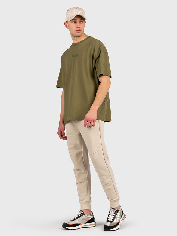 JADEN beige oversized T-shirt - 2