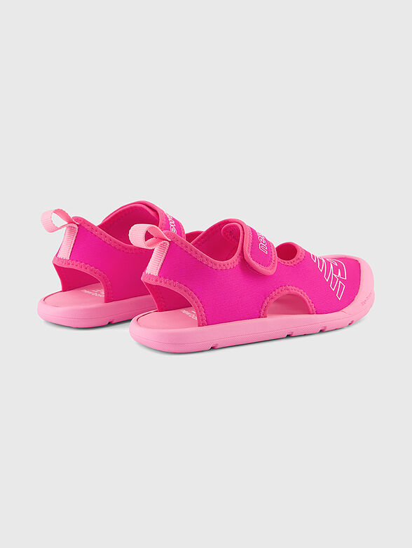 CRSR pink sandals with logo accent - 2