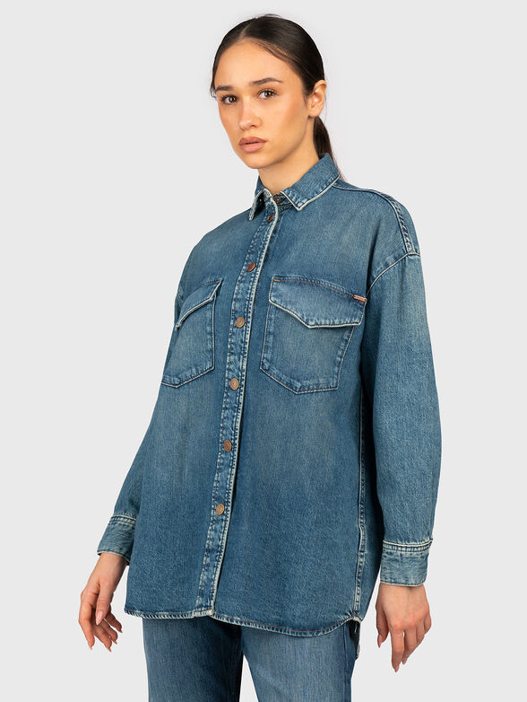 AUDREY denim shirt - 0