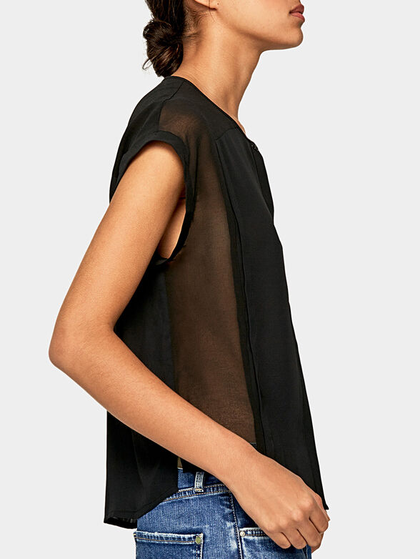 ERIN Top with sheer details - 2