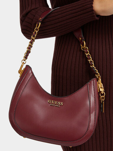 ABEY small hobo bag with logo accent - 5