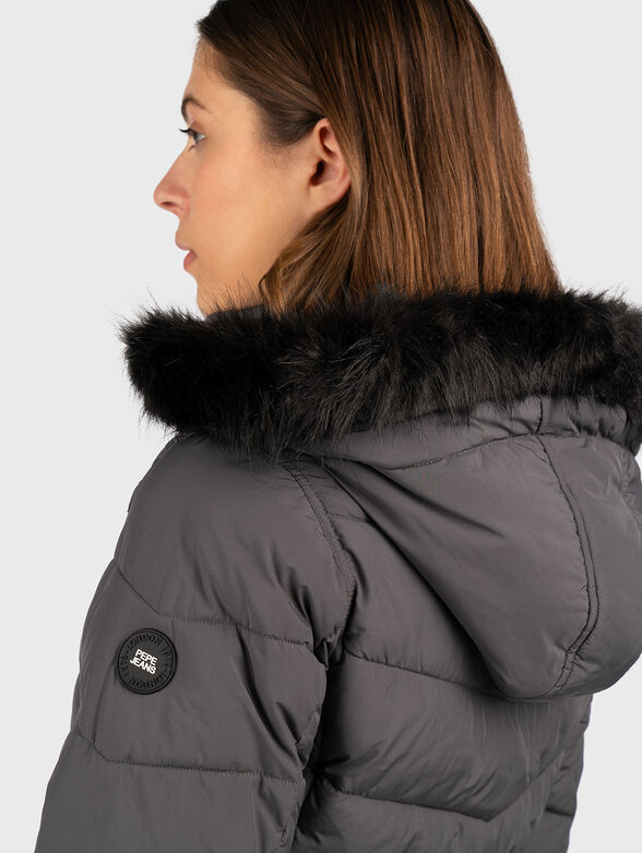 Padded jacket with hood - 4