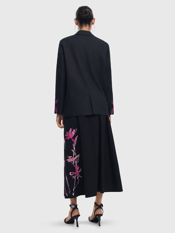 LIRIOS blazer with print - 2