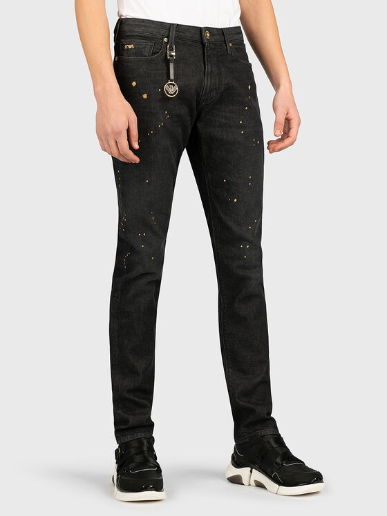 Jeans with splashes - 1