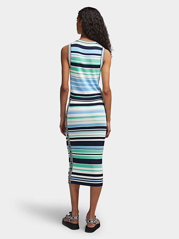 Striped midi skirt - 2